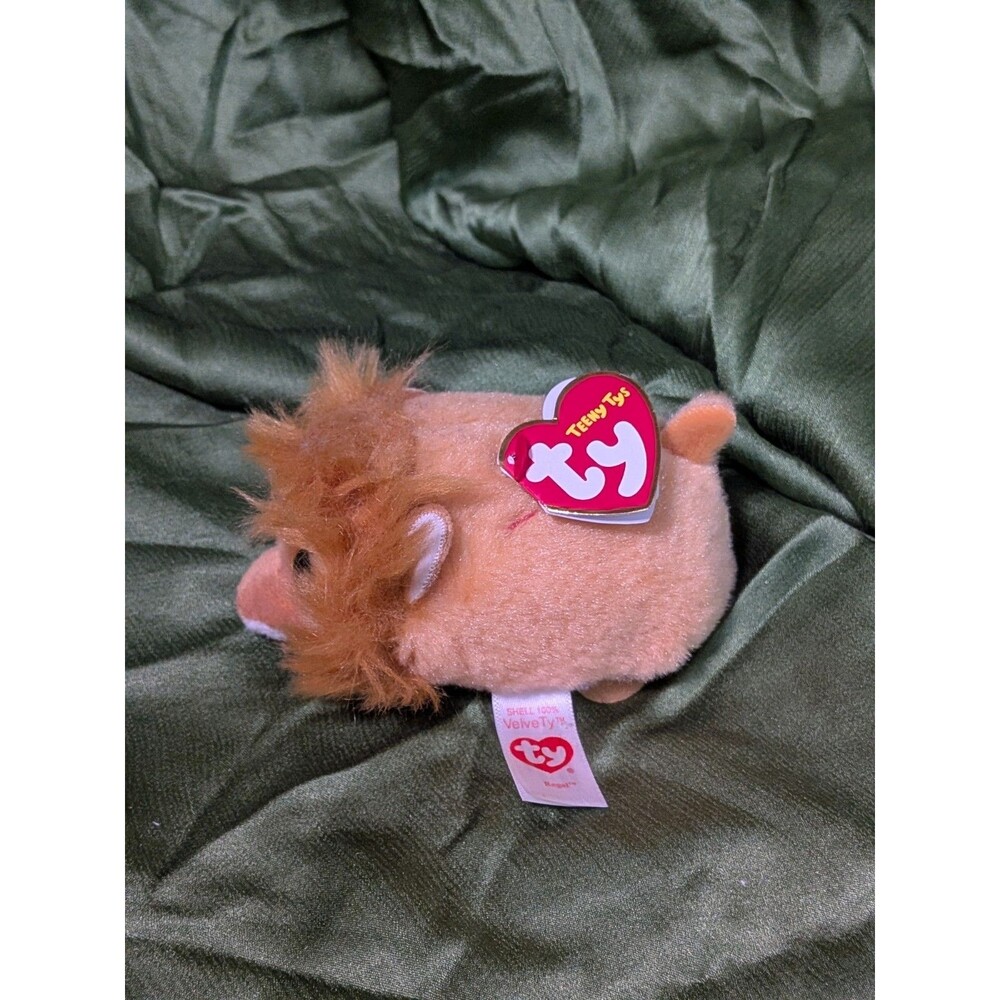 New Ty Beanie Boos Teeny Tys REGAL Lion Stackable 4" Plush Stuffed Animal Toy